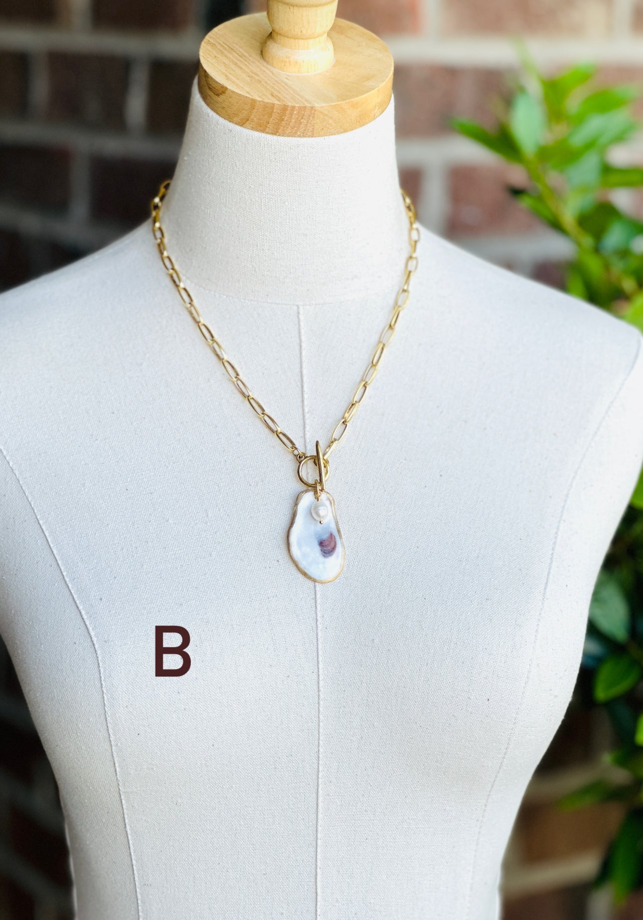 Charleston Oyster Shell Necklaces