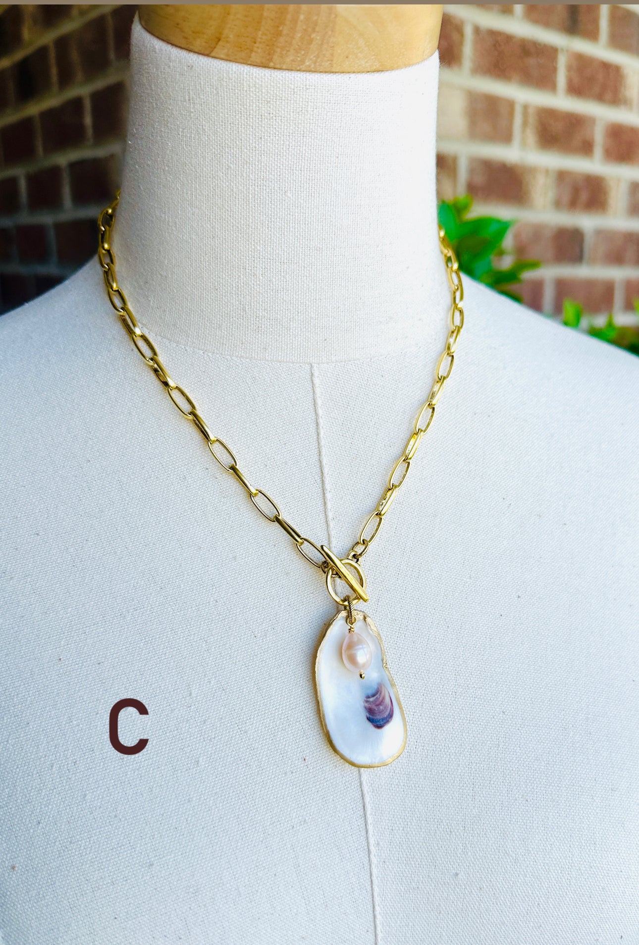 Charleston Oyster Shell Necklaces