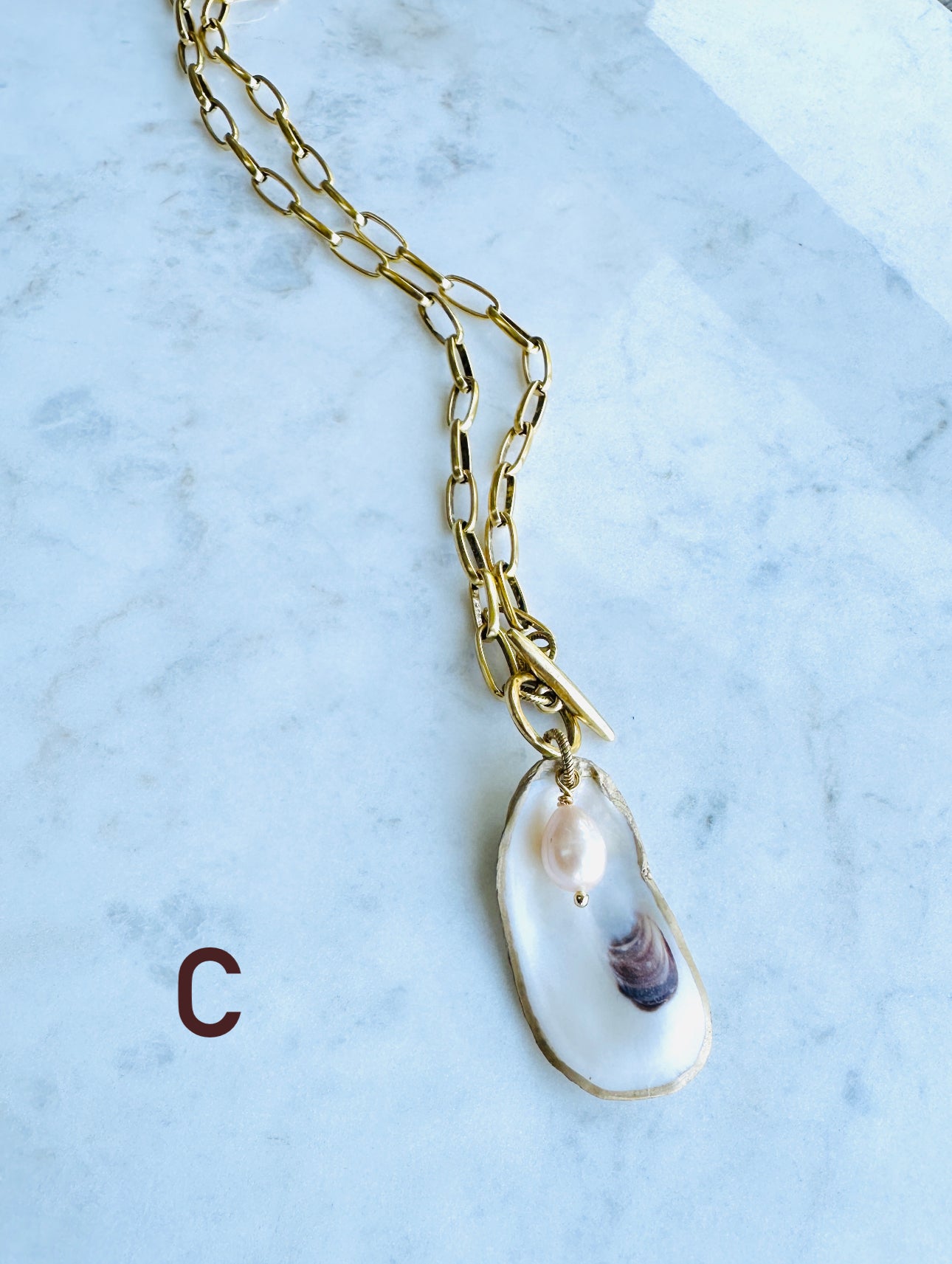 Charleston Oyster Shell Necklaces