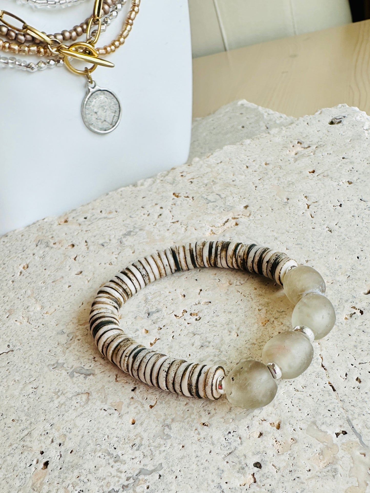 Acadia Bracelet - Gray & Gray