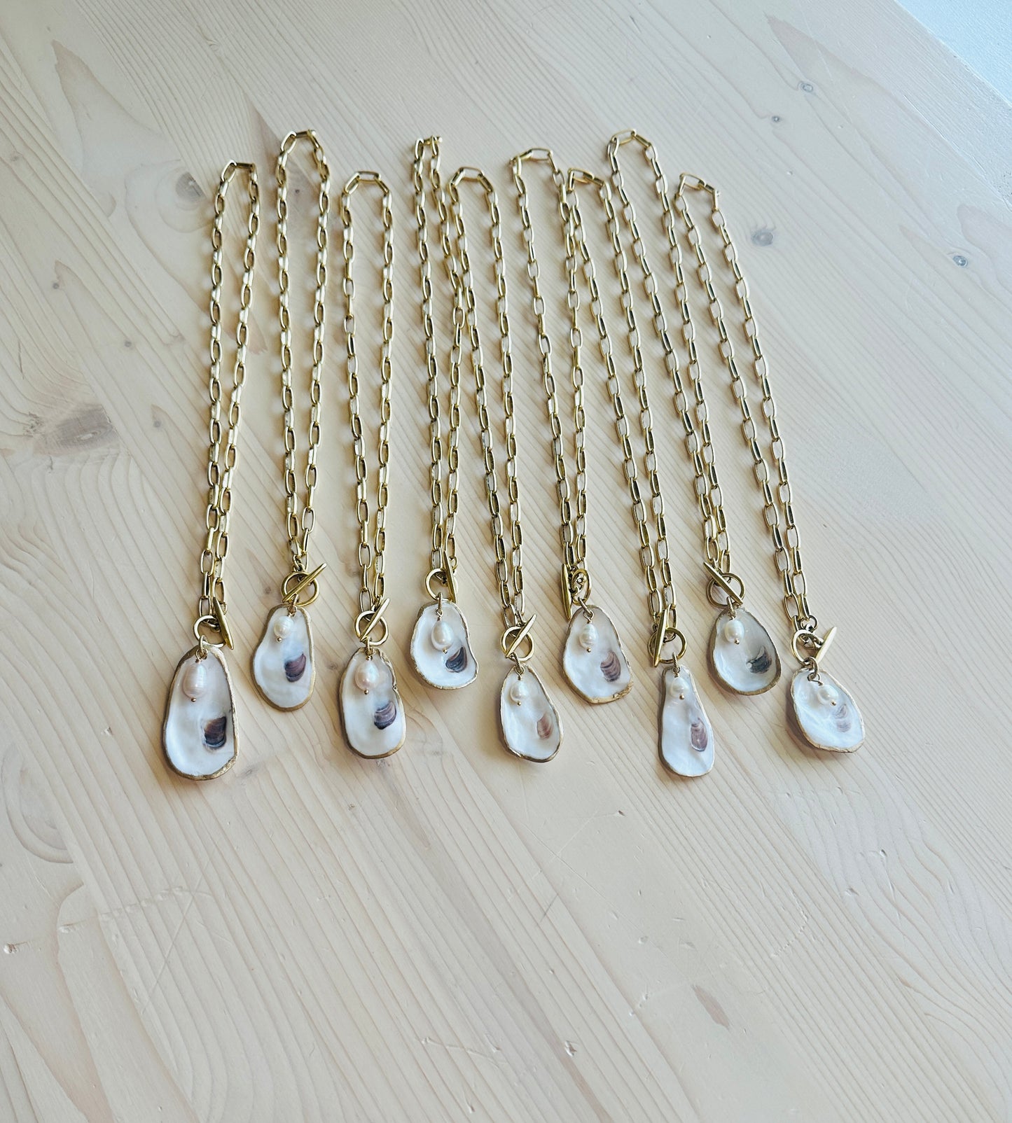 Charleston Oyster Shell Necklaces