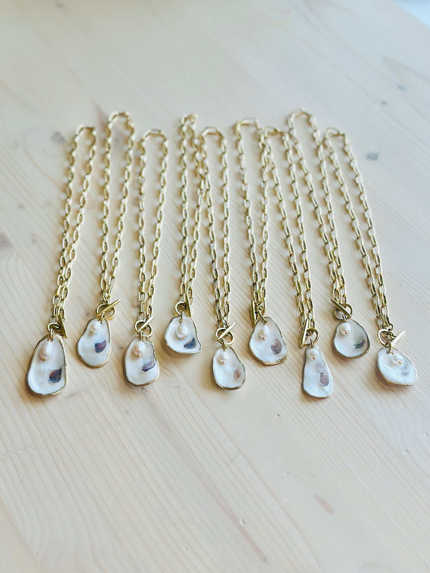 Charleston Oyster Shell Necklaces