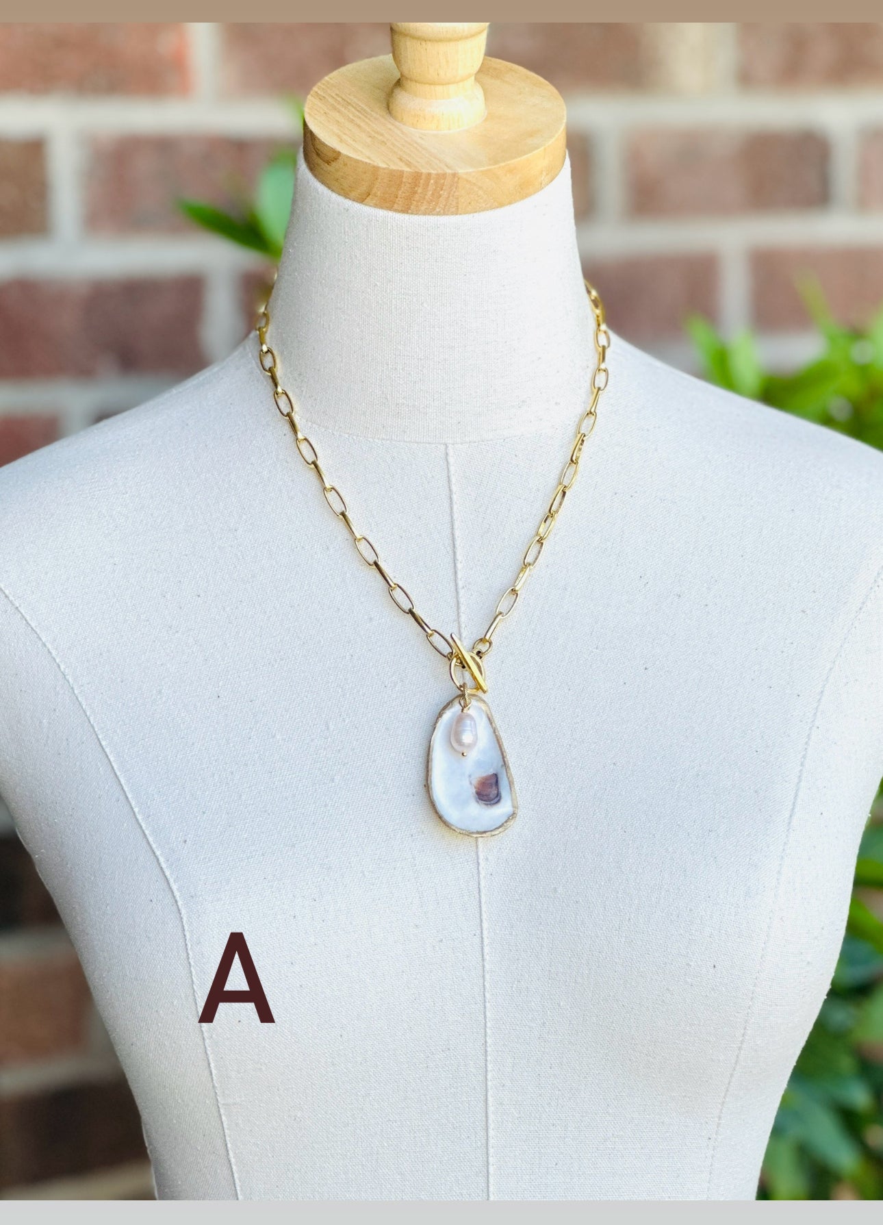 Charleston Oyster Shell Necklaces