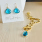 Blue Topaz Earrings