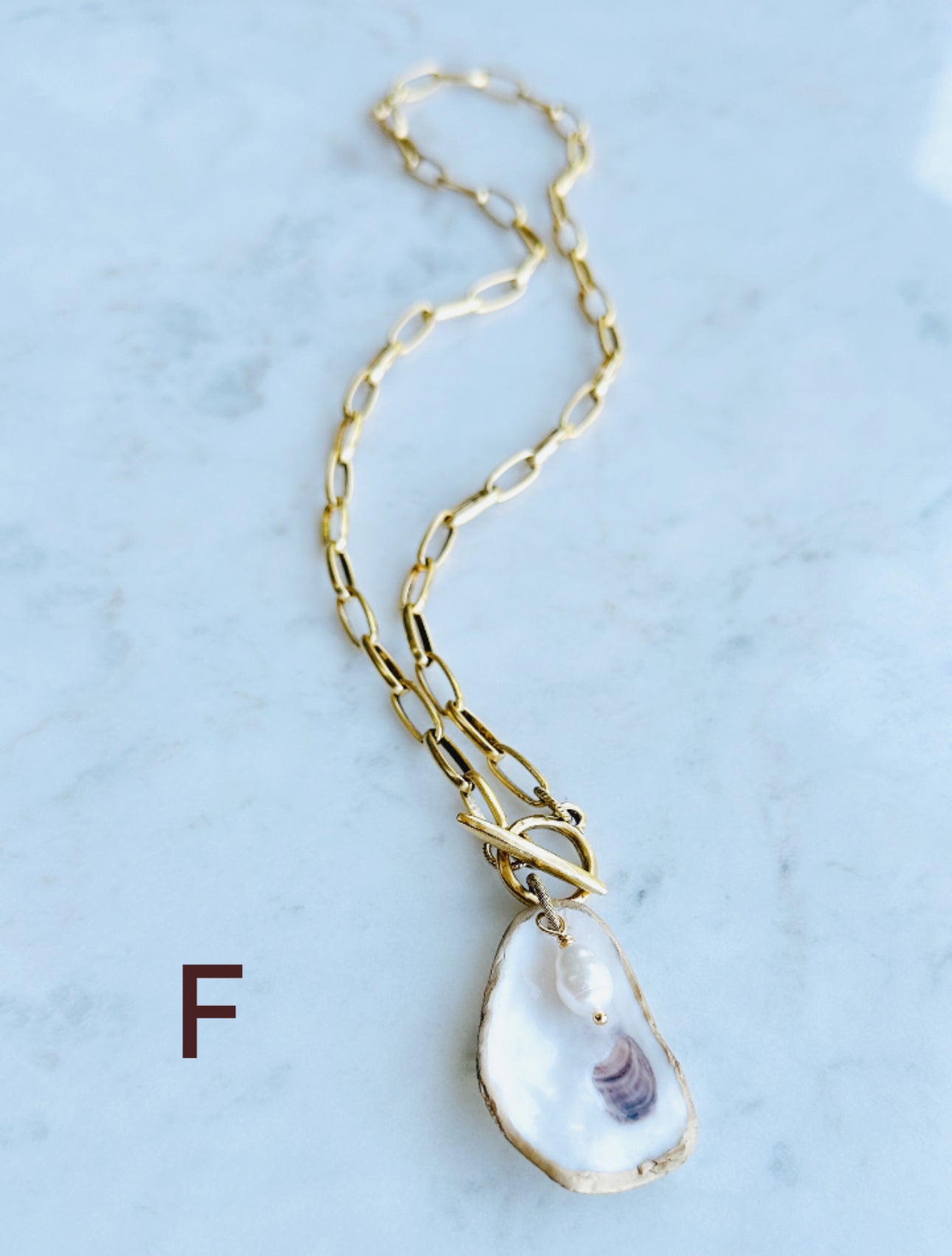 Charleston Oyster Shell Necklaces