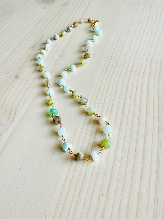 Peruvian Opal Choker