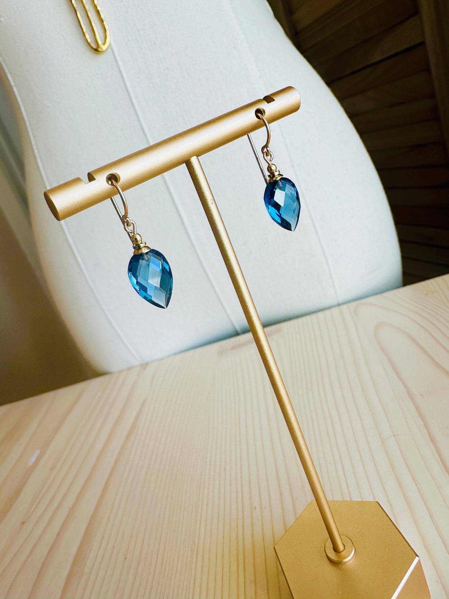 Indigo Drop Earrings