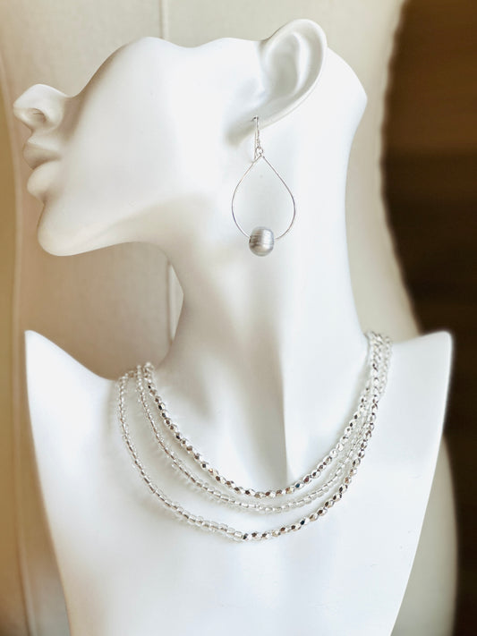 Paris Earrings - Silver