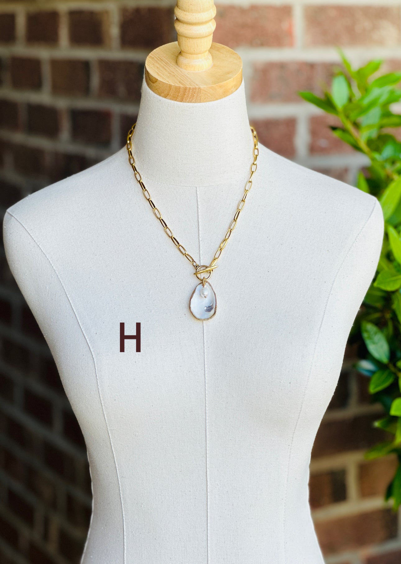 Charleston Oyster Shell Necklaces