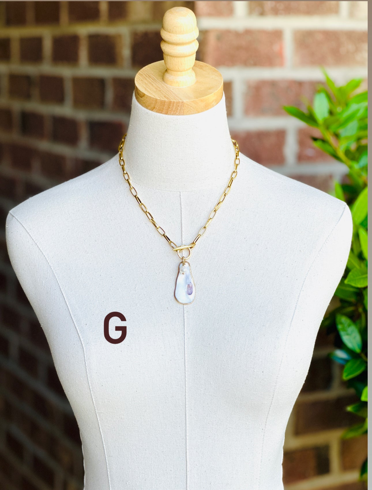 Charleston Oyster Shell Necklaces