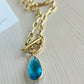 Blue Topaz Necklace