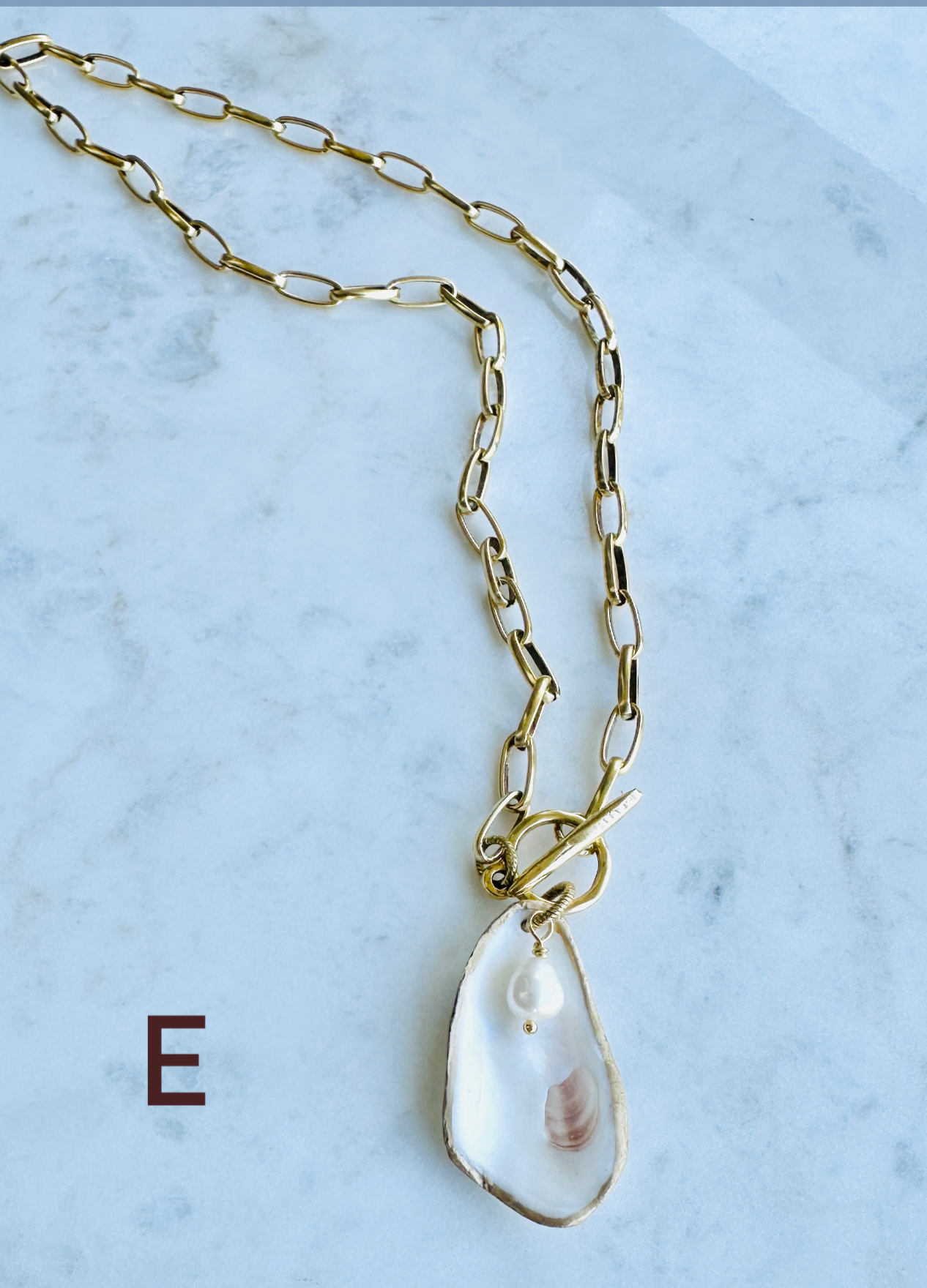 Charleston Oyster Shell Necklaces