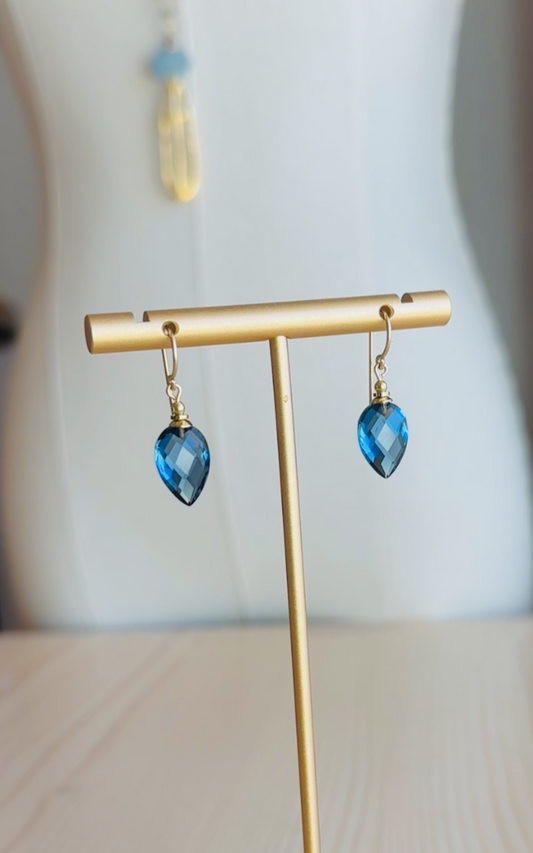 Indigo Drop Earrings