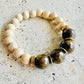 Acadia Bracelet - Tiger Eye & Natural Wood