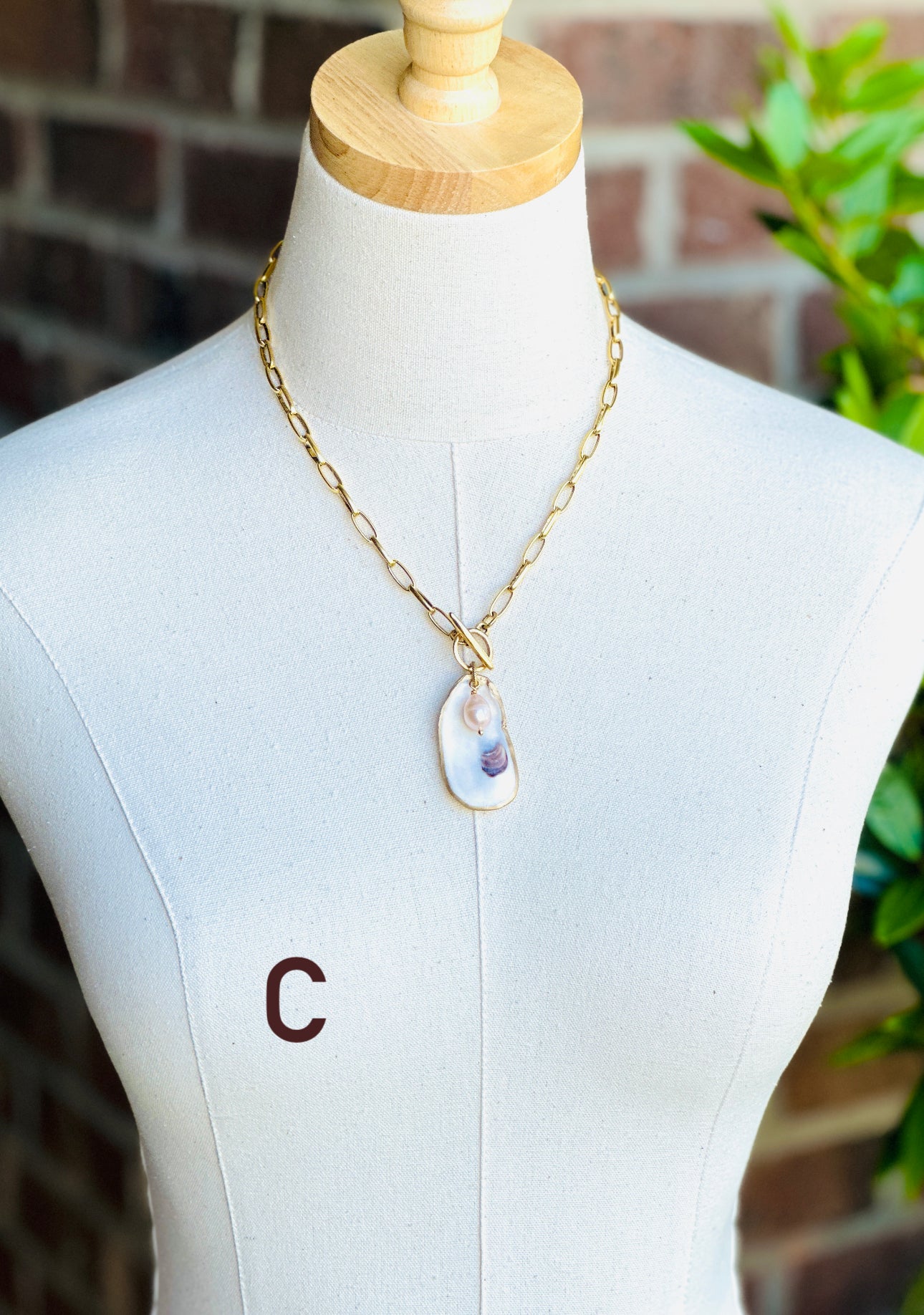 Charleston Oyster Shell Necklaces