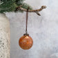 Russet Moitie Glass Bauble 3"