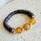 Denali Bracelet- Amber and Plum