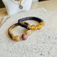 Denali Bracelet- Amber and Plum