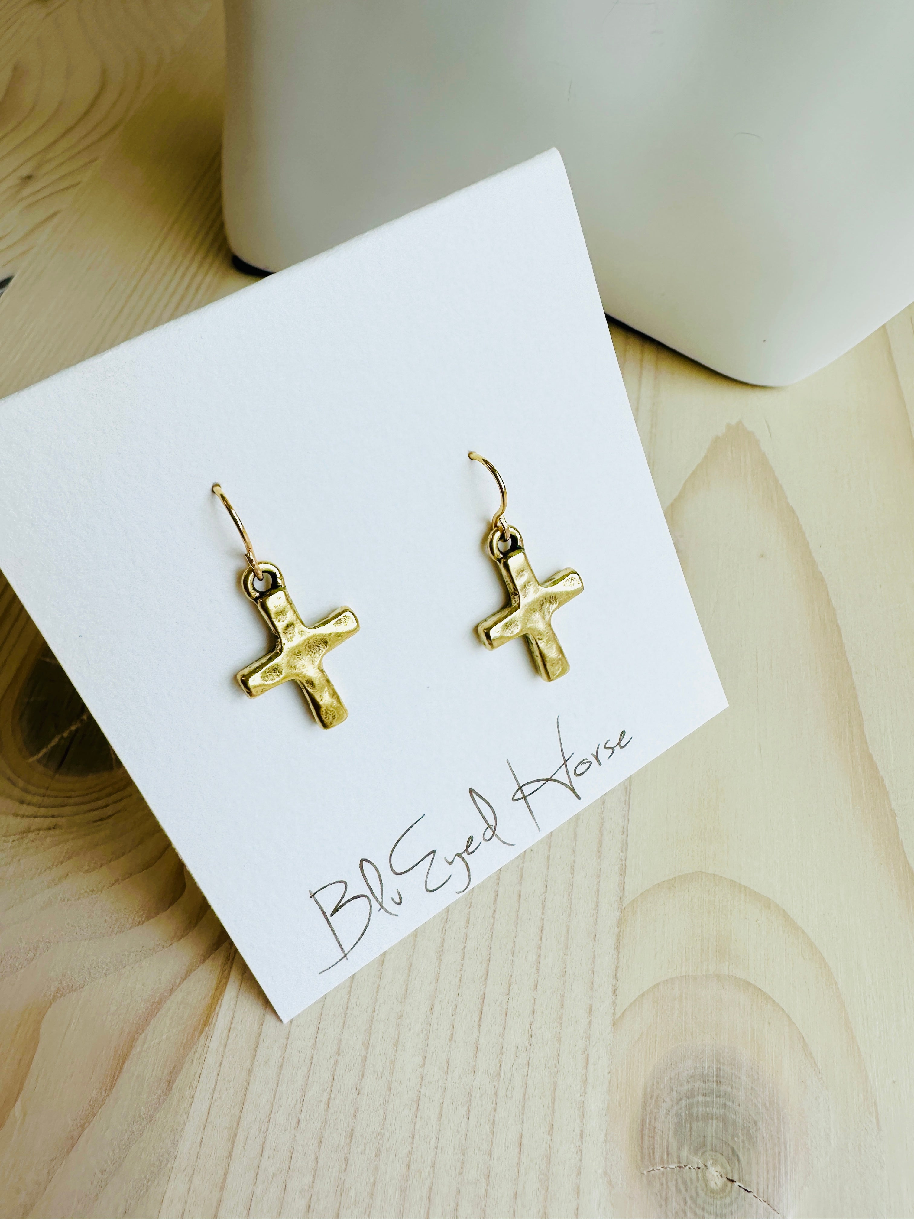 Minimalist Design Geometric Cross Earring Stainless Steel Gold Plated  Religious Christian Stud Earrings for Man Women - China Christian Earrings  and Crossaint Earrings price | Made-in-China.com