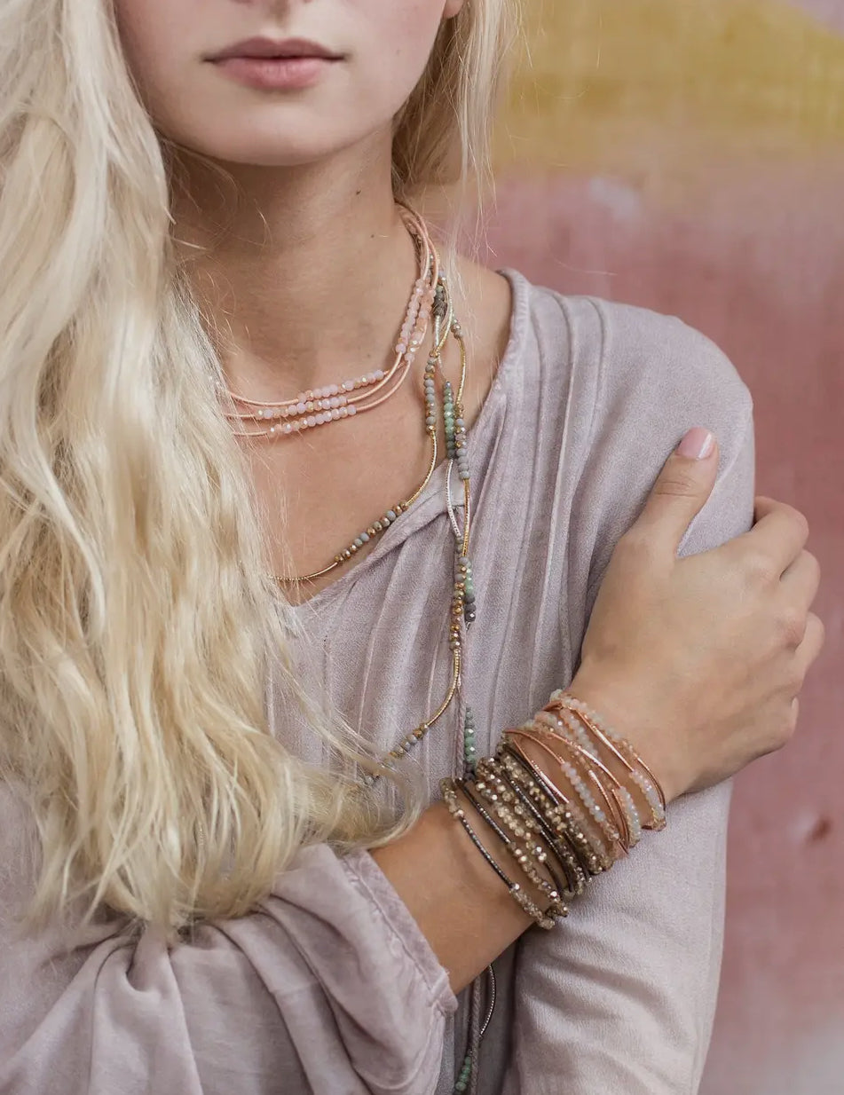 Lake Wrap Bracelet-Necklace