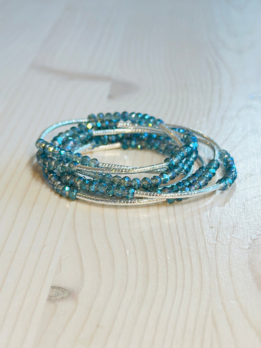 Lake Wrap Bracelet-Necklace